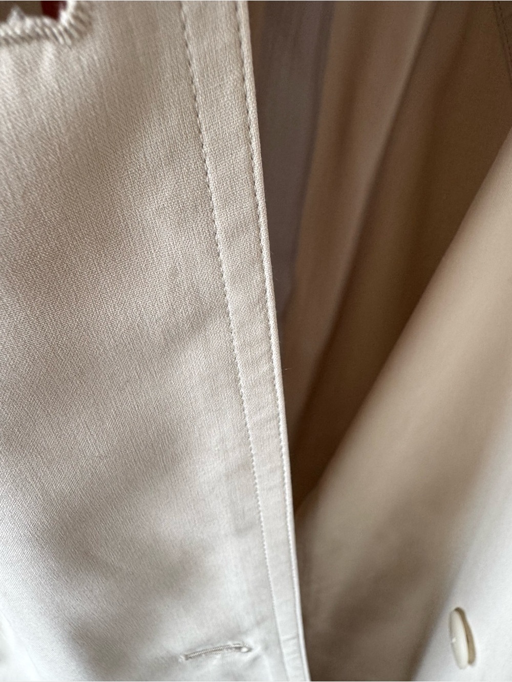 Babaton Light Beige Trench Coat - Picture 14 of 16